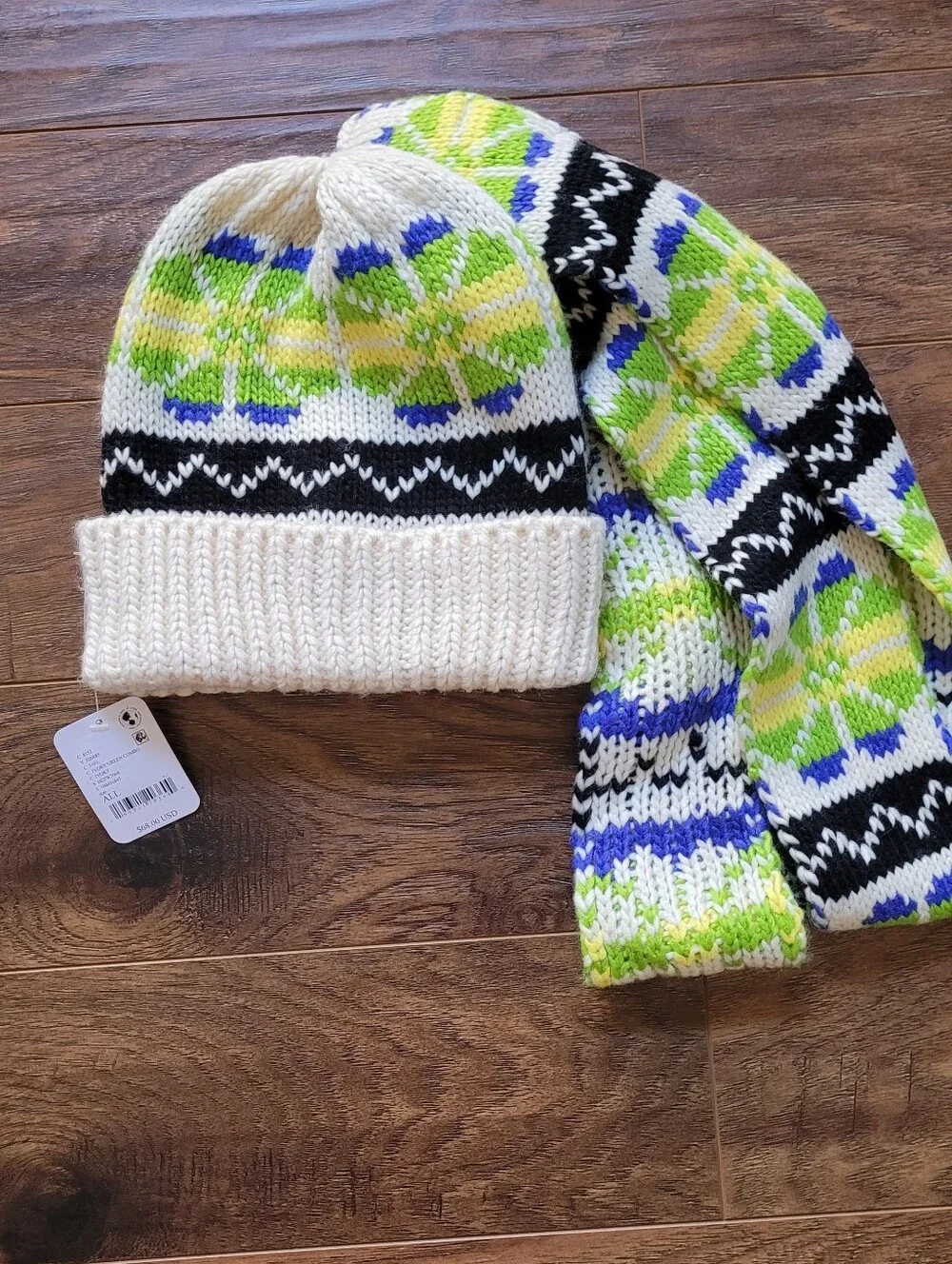 FP Northern Lights Fair Isle Hat And Scarf